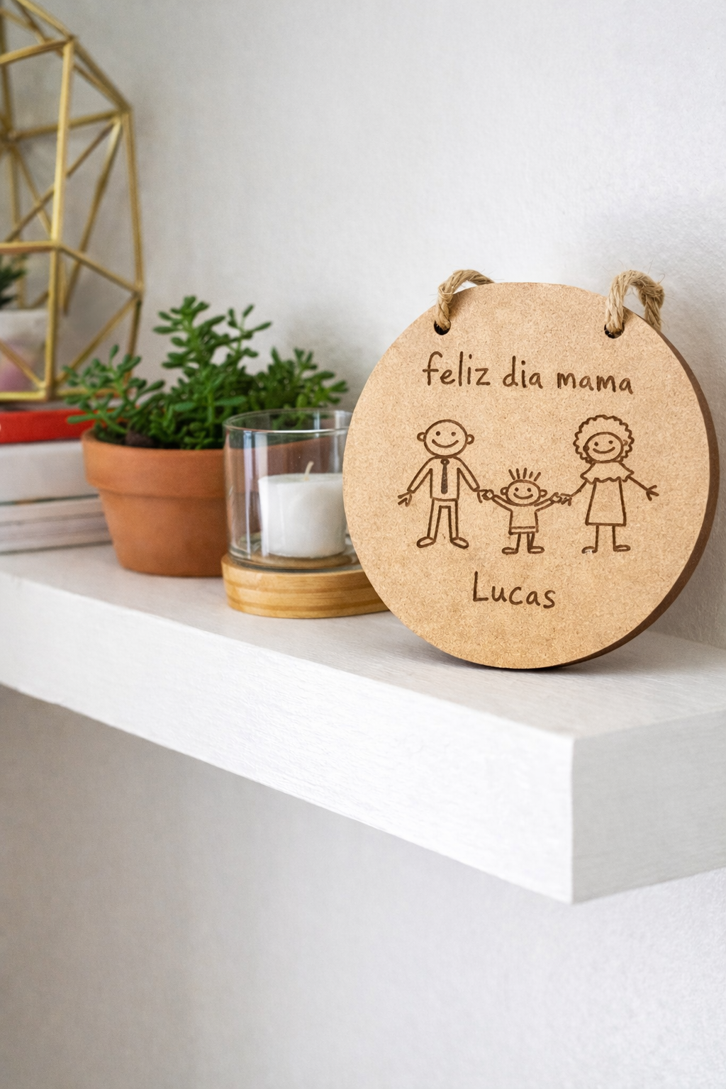 PLACA DE MADERA