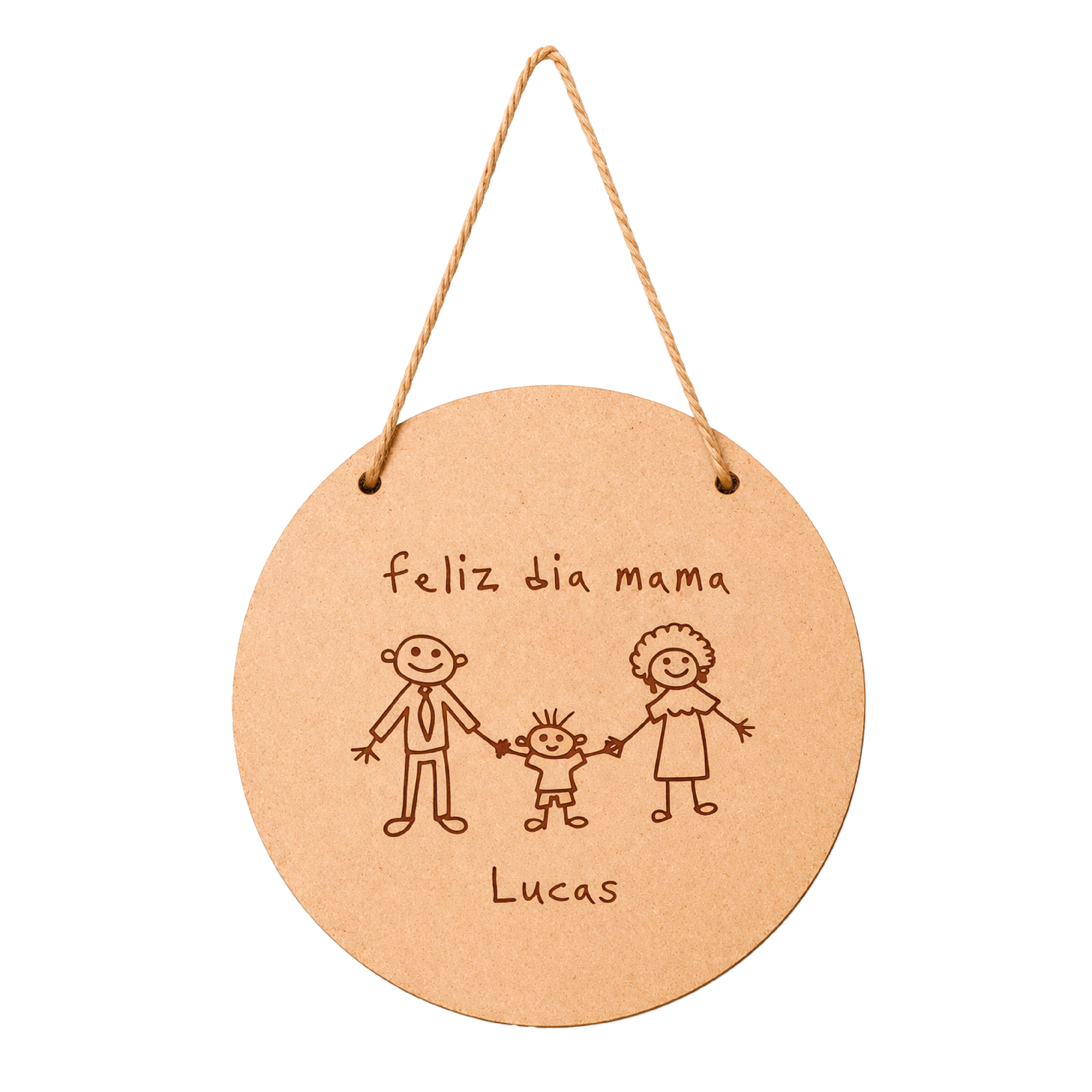 PLACA DE MADERA